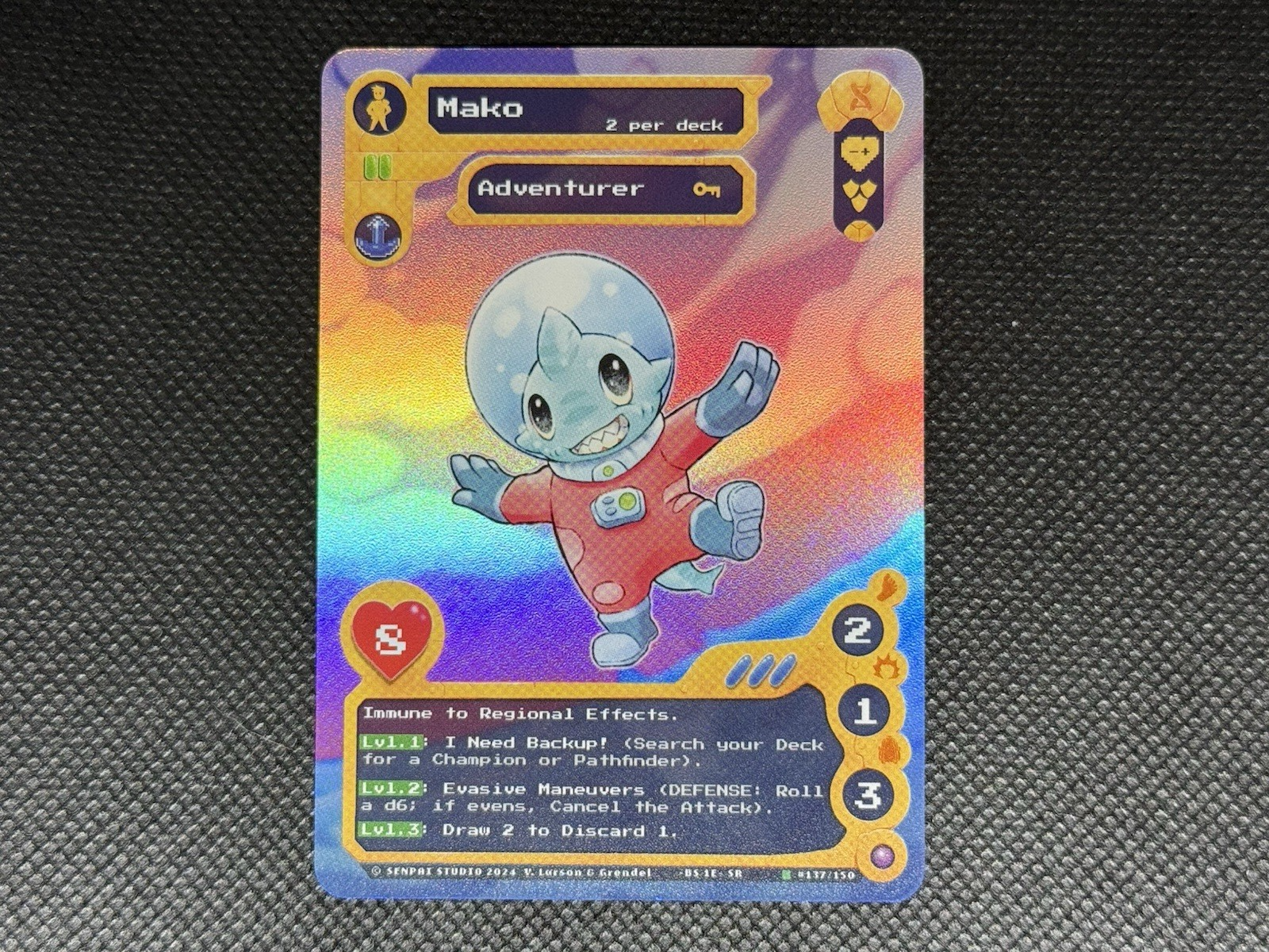 NomNom Verse! TCG - Mako #137 - Kickstarter - Near Mint