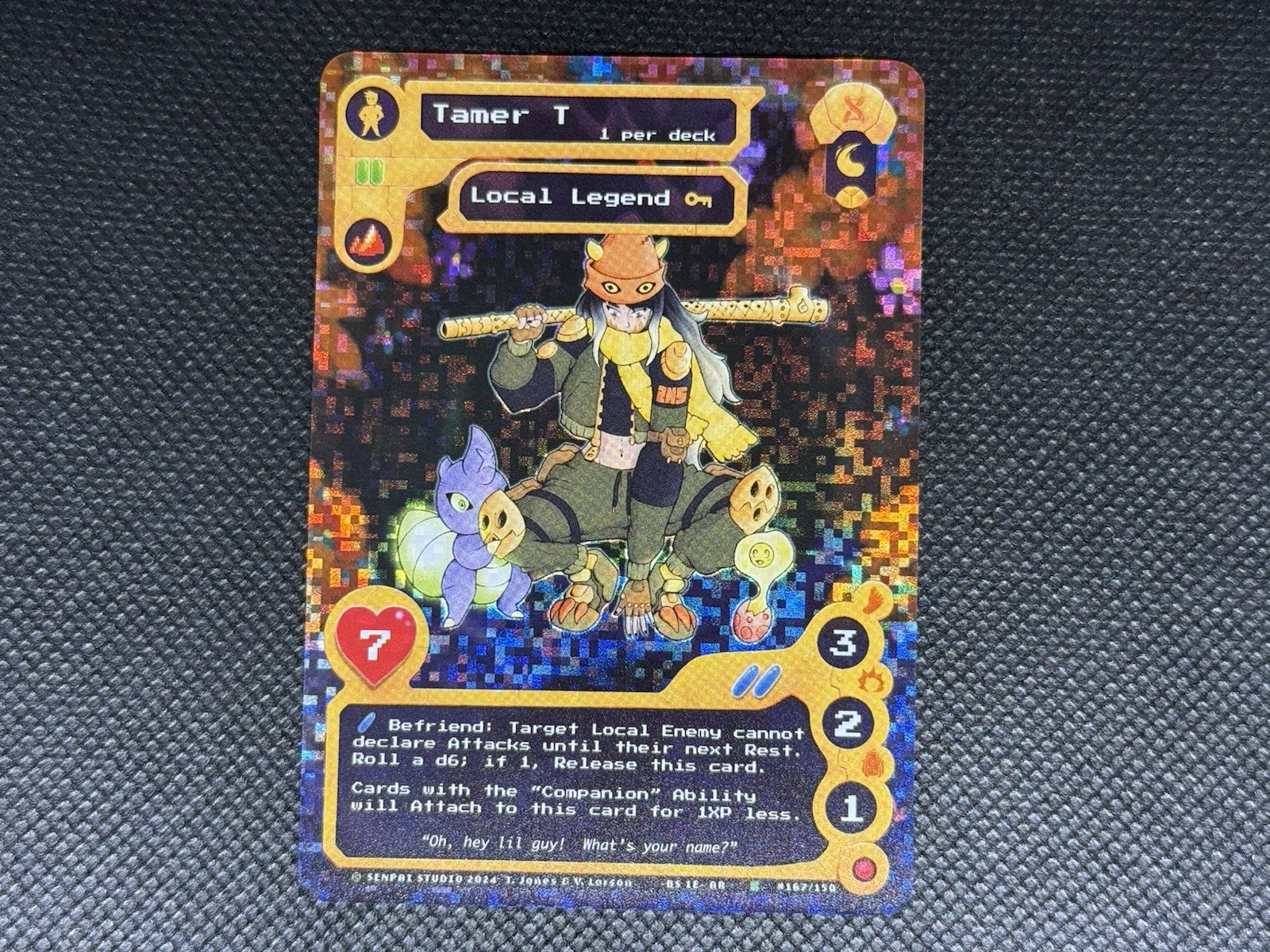 NomNom Verse! TCG - Tamer T #167 (Pixel) - Kickstarter - Near Mint